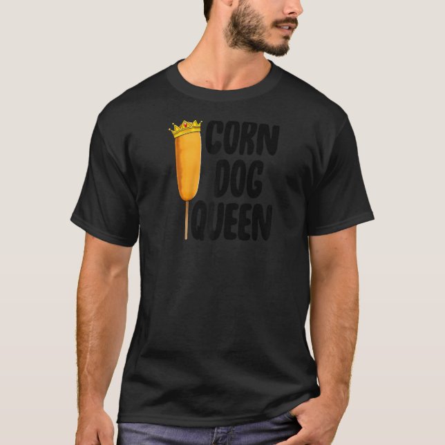 Maj Hund Queen Funny Fair Maj Hundar Foodie Raglan T Shirt (Framsida)