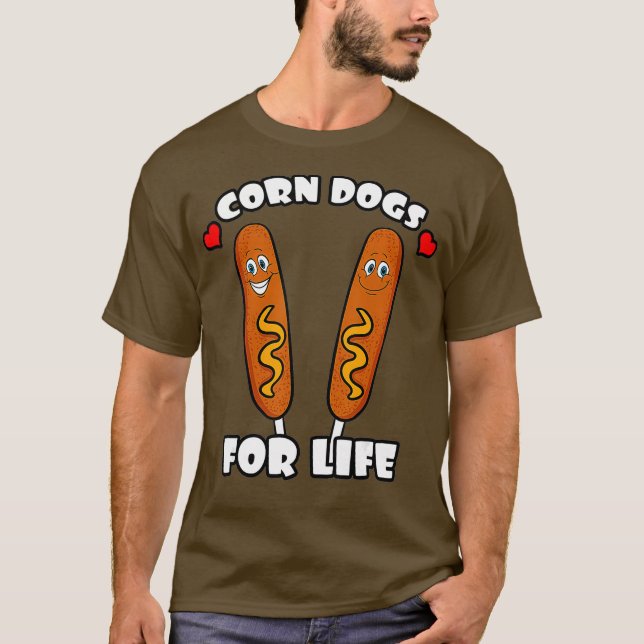 Maj Hundar For Life Street Food Sause Hett Hund T Shirt (Framsida)