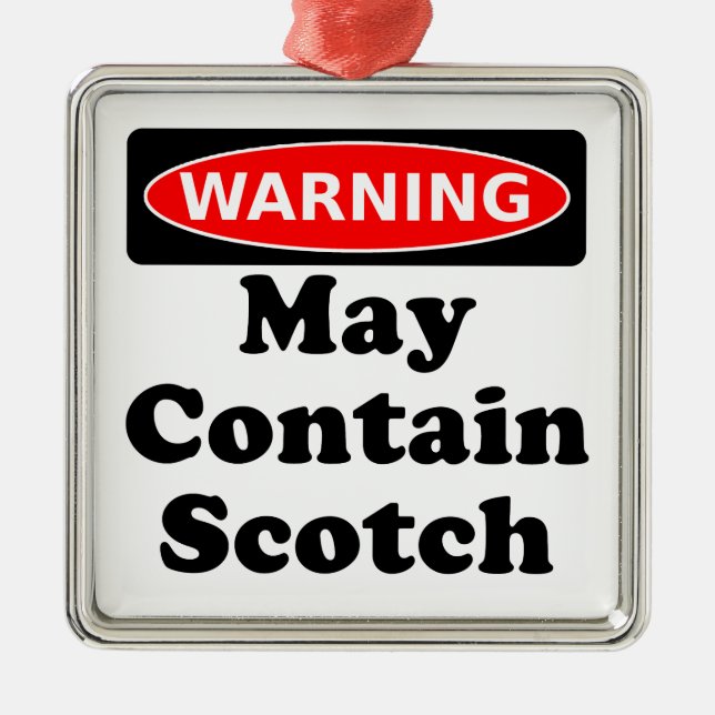 Maj innehåller Scotch Julgransprydnad Metall (Framsidan)