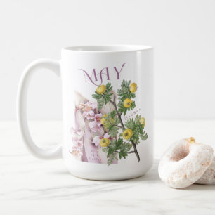 Maj månad blom Liljekonvalj Hagtorn Fancy Kaffemugg