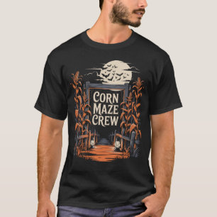 Maj Maze Crew Halloween Autumn Season T Shirt
