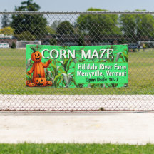 Maj Maze Fall Season Farm Roligt Sign