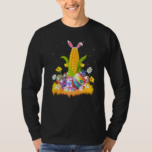 Maj Påskägg Maj Påsk Söndag T Shirt (Framsida)