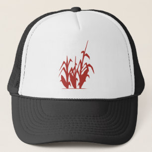 Maj Plant Fält Silhouette Red Vår Grow Keps