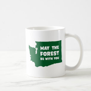 Maj skogen är med dig Washington Kaffemugg