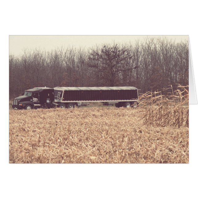 Maj skörd hälsningskort (Framsidan Horizontal)