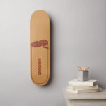 Maj Snake Orange Red Realistic Personlig Mini Skateboard Bräda 18,5 Cm<br><div class="desc">Skateboard har en realistisk illustration av en kokt maj-orm i rött och orange i stil. Det är redo att vara personlig med en namn i rödaktig orange. Gör en underbar gåva till ägare av orm.</div>