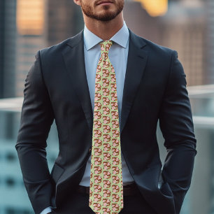 Maj Snake Rosa Flowers Grönt Slips