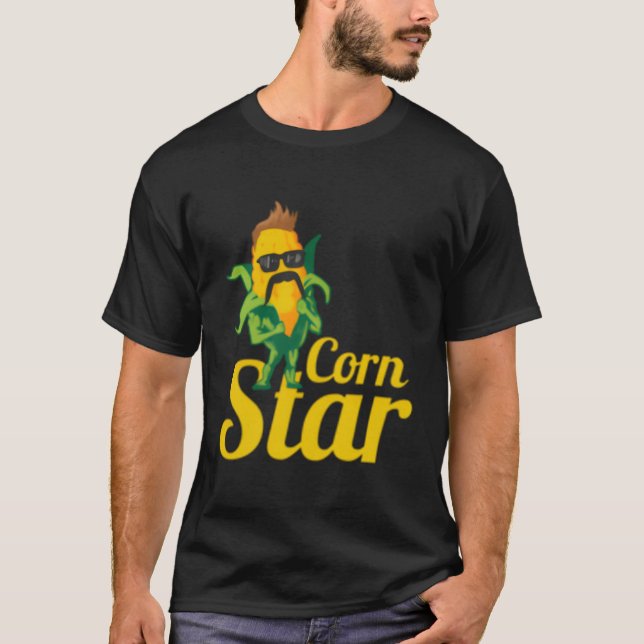 Maj Star för en majsproducent T Shirt (Framsida)