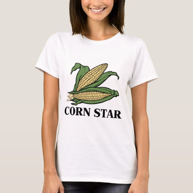 Maj Star Funny Vegetable Pun BBQ Humor T Shirt (Framsida)