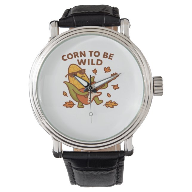 Maj to be Vild - Rockin’ Autumn Maj Cob Illustra Armbandsur (Framsida)