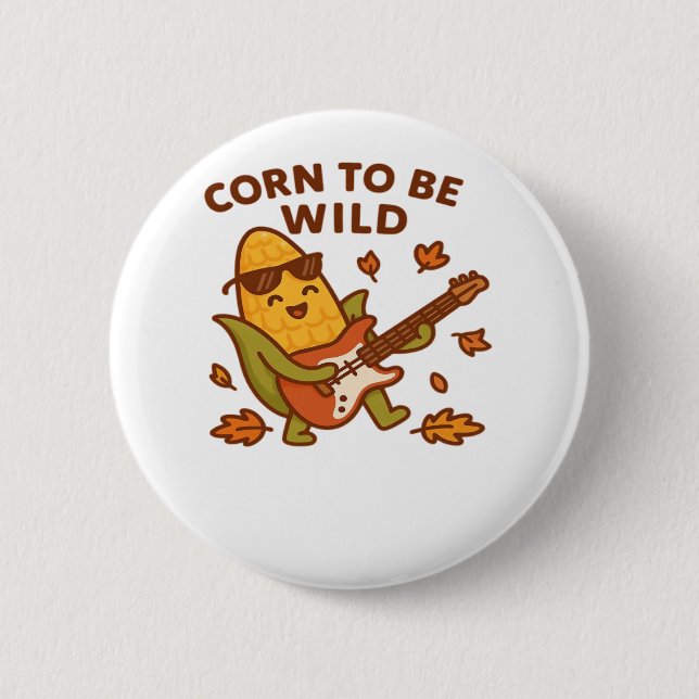 Maj to be Vild - Rockin’ Autumn Maj Cob Illustra Knapp (Framsida)