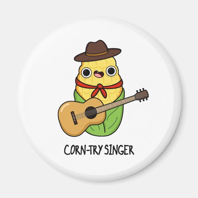 Maj-try Singer Funny Maj Pun Magnet (Framsidan)