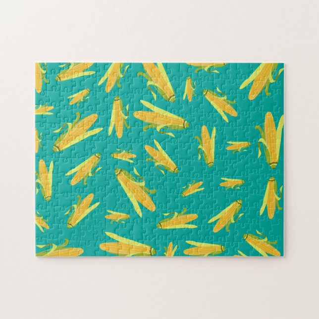 Maj vid kusten Mönster Pussel (Horisontell)