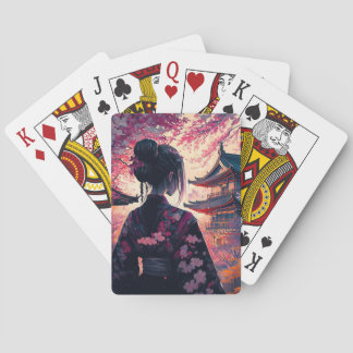 Maja Kirschblüten - Klassische Spielkarten Casinokort