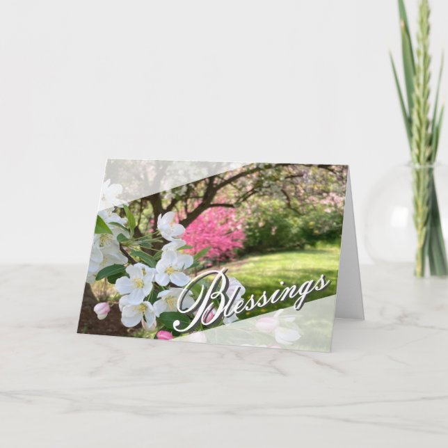 Majblommor Rosa Välgång Bladkort Kort (Framsida)