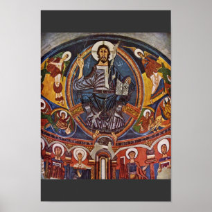 Majestas Domini från San Clemente Deta Poster