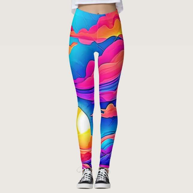 Majestät A Sunset Leggings (Framsida)