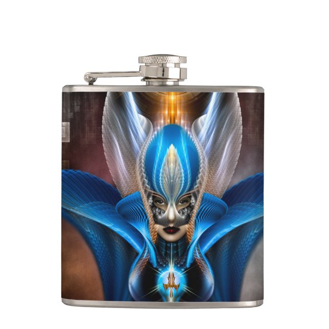 Majestät av Arsencia Stainless Steel Flask Fickplunta (Framsidan)