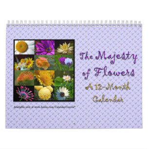 Majestät av blommakalendern kalender