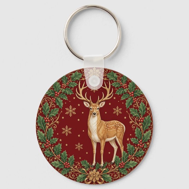 Majestät av den scharlakansröda vintern nyckelring (Framsida)