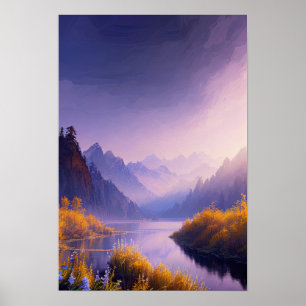 Majestät i Misty Mountains Poster