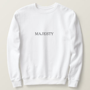 "Majestät i Monochrome - Eagle Graphic" Lång Ärmad Tröja