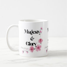 Majestät och gloria, Bible Verse, Bible Quote Kaffemugg