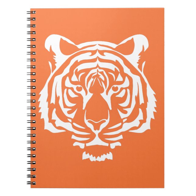 Majestätischer Tiger Anteckningsbok (Framsidan)