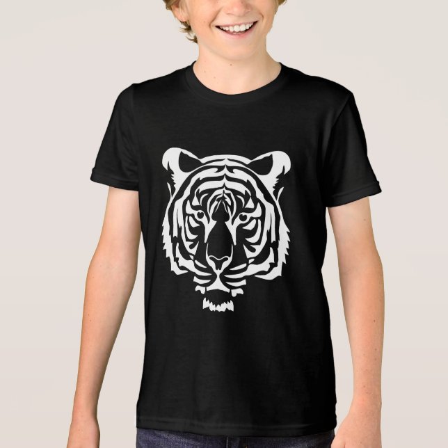 Majestätischer Tiger T Shirt (Framsida)