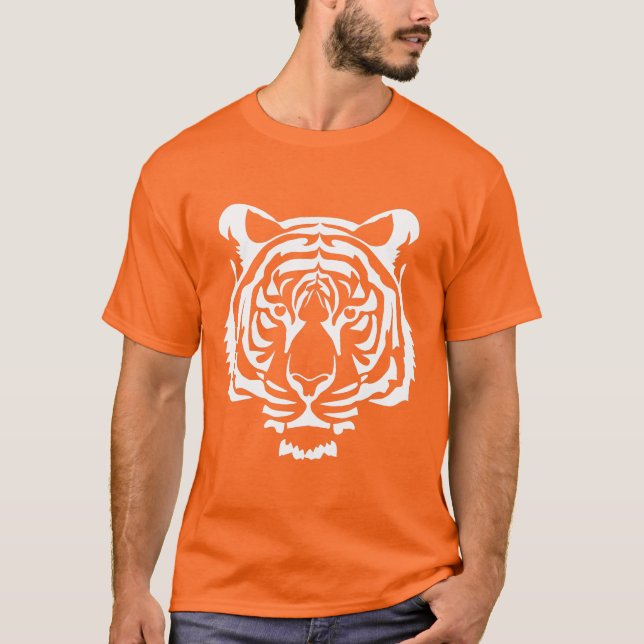 Majestätischer Tiger T Shirt (Framsida)