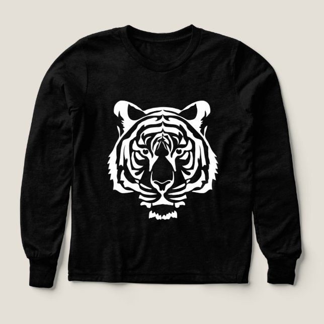 Majestätischer Tiger T Shirt (Design framsida)