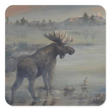 Majestätisk Älg