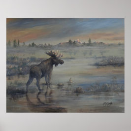 Majestätisk Älg Poster