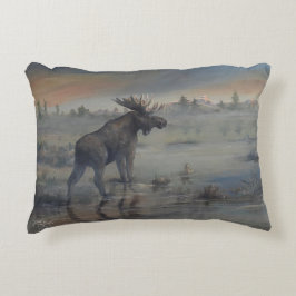 Majestätisk Älg Prydnadskudde