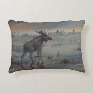 Majestätisk Älg Prydnadskudde