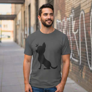 Majestätisk Chihuahua-krona, rolig hundägare T Shirt