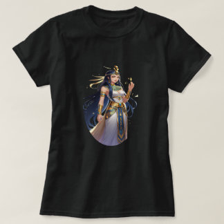 Majestätisk egyptisk drottning – Premium Anime-sti T Shirt