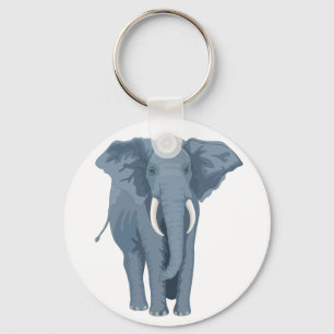 Majestätisk elefant nyckelring