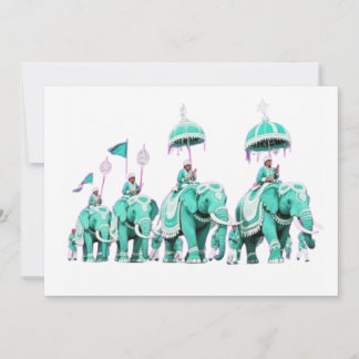 Majestätisk Elefantmandala Inbjudningar