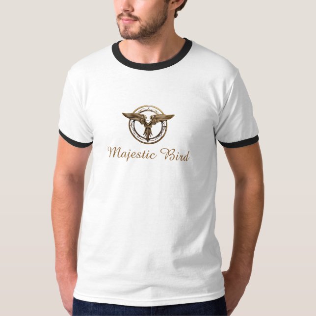 majestätisk fågel t shirt (Framsida)