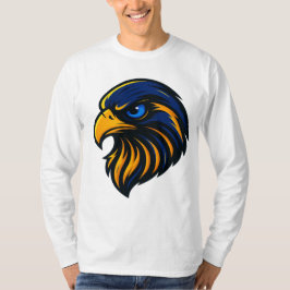 Majestätisk Falkhuvud – Herrarnas Modiga Grafiska T Shirt