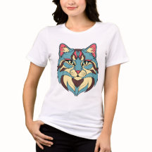 Majestätisk Folk Cat – Modern vektorgrafik