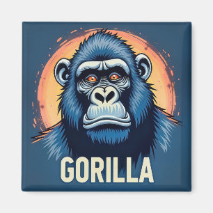 Majestätisk gorilla magnet