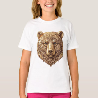 Majestätisk Grizzlybjörn Barn T-Shirt, Kunglig Vil T Shirt