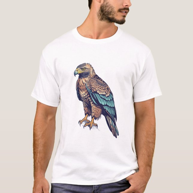 Majestätisk Hawk T-Shirt (Framsida)