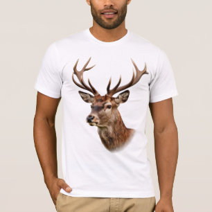 Majestätisk hjort med stora horn t shirt
