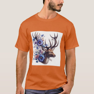 Majestätisk hjort naturtryck t-shirt