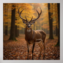 Majestätisk hjort  poster