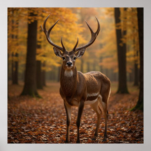 Majestätisk hjort  poster